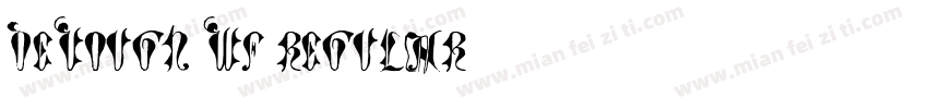 Devough WF Regular字体转换